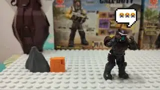 A walking progress Episode| Starring Mega Construx Halo & Xblock Call of Duty| Stop Motion Studio