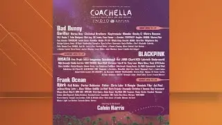 Performer lineup announced for Coachella 2023