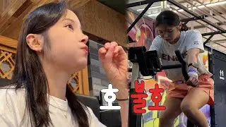 VLOG | NEW 크로스핏 박스 신고식  | 초밥 최대 몇?!