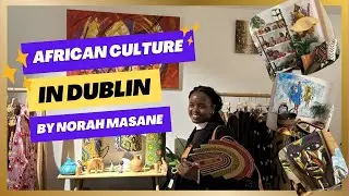 African culture in Dublin presented by our #Ugandan student Norah Masane