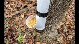 How to create a Deer Feeding Trough that refills itself for cheap