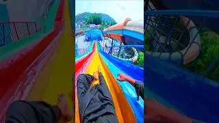 Bella ciao waterpark parkour Free running pov 😂#parkourfreerun #waterslide #waterpark #shortlife