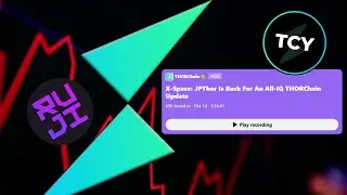 Tuesday THORChain $RUNE community X space ft JP Thor