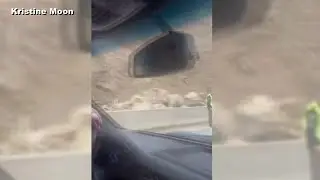 DeBeque Canyon rock slide forced lane closures on I-70