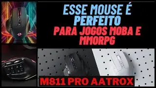 PRIMEIRO UNBOXING NO BRASIL MOUSE GAMER SEM FIO MOBA REDRAGON M811 PRO AATROX