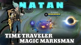 NEW HERO NATAN THE SPACETIME WALKER | TIME TRAVELER MAGIC MARKSMAN | MLBB