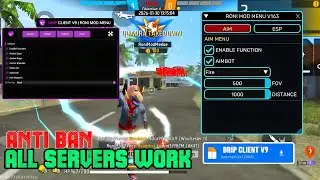 DRIP CLIENT V9 + RONI MOD MENU V163 | FREE FIRE MOD MENU | RONI MOD MENU | OB52 NEW HACK ||
