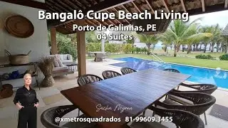 Bangalô Cupe Beach Living 217m² Porto de Galinhas, Ipojuca PE 81-99609.3455
