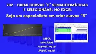 Criar Curvas “S” do Primavera P6 Semiautomáticas e Selecionáveis no Excel