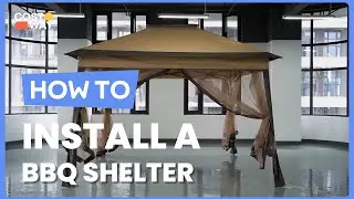 How to Install the  Outdoor Barbecue Grill Gazebo Canopy Tent BBQ Shelter | OP3672 #costway  #howto