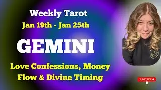 GEMINI Universe Speaks LOUD! Love Confessions, Money Flow & Divine Timing | Jan 19th to Jan 25th