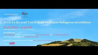 Ecco: a's dis acsè! I canti della tradizione bolognese ed emiliana.
