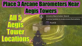 Place 3 Arcane Barometers Near Aegis Towers | All 5 Aegis Tower Locations | Spellbreak Season 3