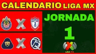 CALENDARIO LIGA MX  JORNADA 1  CLAUSURA 2026