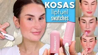KOSAS SPORT LIPFUEL SWATCHES | New 2021 Formula & Shades