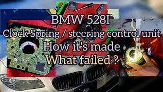 Пружина рулевого управления / блок управления рулевым механизмом BMW 528I: как она устроена | Что...