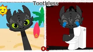 Toothless in Sprunki Land! 🐉🌀