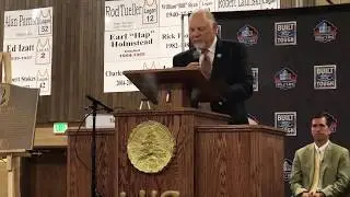 Phil Olsen at Pro Football Hall of Famer ceremony at Logan High