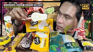 banyaknya aiskrim baharu keluar! fav aku OVALTINE DARK CHOC & MAGNUM MATCHA