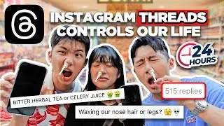 Instagram THREADS Followers CONTROL our LIFE for a Day!!!!!