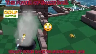 GOLF BATTLE THE POWER OF SNAKE BALL VS A SUBSCRIBER JAE IN WINDY CLIFFS POINT GAMEPLAY