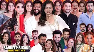 UNCUT - Sandeep Sikand Diwali Party 2024 | Ayesha Singh,Manisha Rani,Jasmin,Aly,Adaa Khan,Divyanka