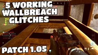 MW GLITCHES 5 WORKING WALLBREACH GLITCH SPOTS ON MODERN WARFARE PATCH 1.05