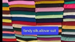 Fandy silk allovar suit #dress @Shyambabacollection is live☎️9518462207
