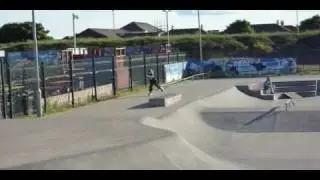Lewis D, 10 year old inline skater, 900 spin and 1080 spin attempt