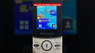 Me Mobile Sim Register Failed Solution|| Me Mobile imei change code