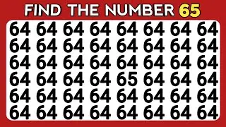 35 Puzzles for GENIUS |Find the ODD One Out | Find The ODD Number And Letter Edition