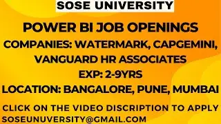 SQL DBA JOB OPENINGS FOR Watermark, Capgemini, Vanguard Hr Associates || +91 9902590140