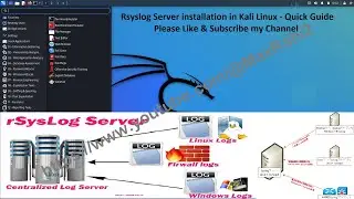 How to install and Configure Syslog Server in Kali Linux for Routers, Switches & Systems - Quick Lab