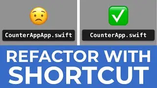 Xcode Rename with Shortcut (SwiftUI TDD #5)