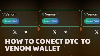 How to conect DTC (dotcoin) to VENOM WALLET and claim 50,000 dtc coins