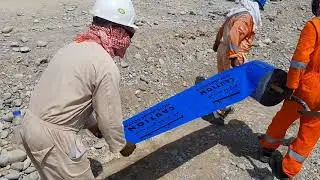 underground warning tape for water line/detectable