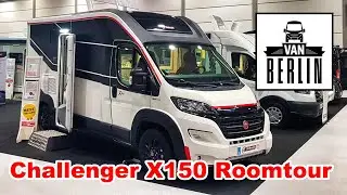 Challenger X150 Roomtour | Mix aus Kastenwagen + Teilintegriert | nur 2,1 m breit inkl. Face to Face