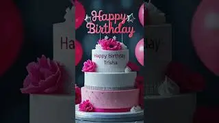 Happy Birthday Song For TRISHA । Trisha Happy Birthday #shortsfeed #shorts #happybirthdaysong