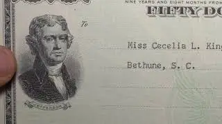 Bono de ahorro de $50 Estados Unidos Serie E - Escripofilia