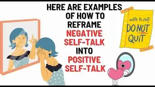 How to reframe negative self talk into positive self talk 26#shorts