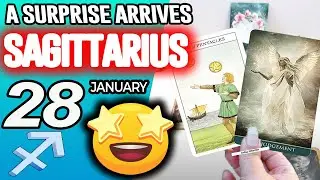 Sagittarius ♐A SURPRISE ARRIVES💖 horoscope for today JANUARY 28 2026 ♐ #sagittarius tarot JANUARY