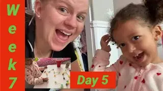 Preschool learning at home - gingerbread bread men