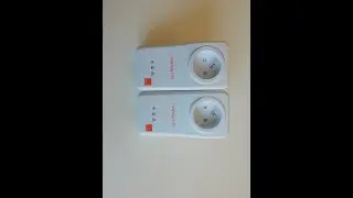 Pr&eacute;sentation des prises CPL Liveplug HD+ (orange)