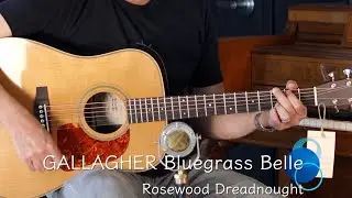 Gallagher Bluegrass Belle Rosewood Dreadnought - Guitar Demo