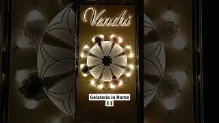 Gelateria Venchi in Rome #gelato #italiano #travelling #shortsvideo #icecream