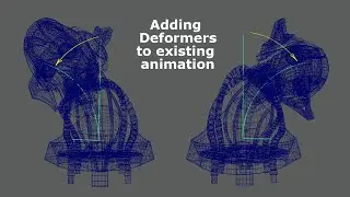 Adding Nonlinear Deformers to existing animation