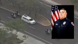 Procession held for Chandler Police Officer who died from COVID-19
