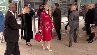 Emily Blunt and Blake Lively at the Michael Kors ready to wear Fashion Show