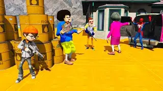 Scary Teacher 3d - Nick Rescue Spiderman From Scary Teacher - Game Animation