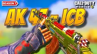 No Recoil + High Damage! 💥 Best AK47 Gunsmith Build Call of Duty Mobile Season 7 2025 Gameplay #codm